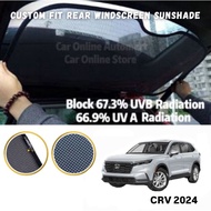 1PC HONDA CRV 2024 Rear Windscreen Sunshade Block 67.3% UVB & 66.9% UVA radiation