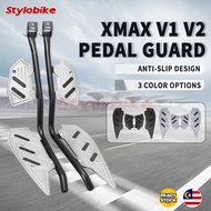 X MAX 250 300 XMAX V1 V2 Footboard Footrest Crash Bar Crash Guard Kaki Pijak Footrest Alloy Footboar