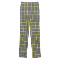 【5積分】成色極佳 ▲ 三宅一生 PP61-JF414 PLEATS PLEASE PLEASE 格紋褲，灰黃相間，3碼，日本製造，正品，女款