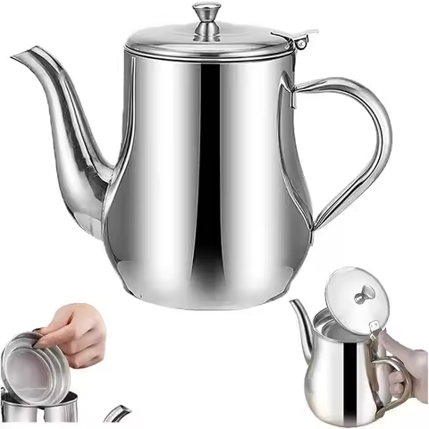Filter Oil Pot Stainless Steel Household Leak-proof Wine Pot Pouring Oil Bottle Seasoning Tank Kitch