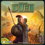 Asmodee 7 Wonders Duel Board Game BASE GAME - Intense Two-Player Battles in the Ancient World, Strat