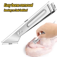 Stainless Steel Tweezers Duck Hair Forceps Pluck Chicken Hair Remover Pincer Puller Tongs Pick