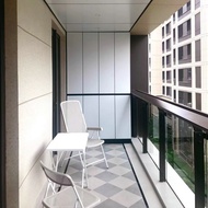 Aluminum alloy balcony cabinet, laundry cabinet, space aluminum washbasin and washing machine integr