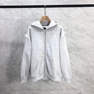 Broken Planet Zipper Detail Hooded Sweatshirt - Niche Foam & Fleece Lining