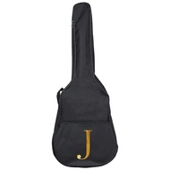 Acoustic Guitar Case 31-41 Inch Guitar Bag Letter Printing Series Electric Guitar Balck Waterproof O
