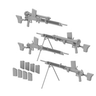 1/35 Nine-Seven Type Tank Accessories Assembly Model (Four Pieces Package)