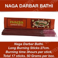 Tulasi Dragon Brand Incense Stick Naga Darbar Bathi (Agarbatti) Long Incense Sticks- 1 pack (15 stic