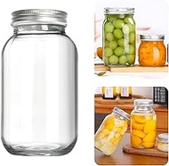 Mason Jars 5oz to 32 oz, Quart Wide Mouth Mason Jar With Airtight Lids,Glass Canning Jars for Fermen