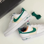 -Seoul-NIKE AIR FORCE 1 AF1 White Green Black Hook Cream Mandarin Duck