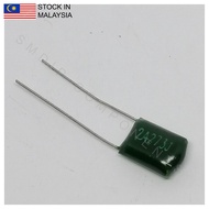 5PCS 2A273J 0.027UF 27NF 100V, Mylar Polyester Film Capacitor
