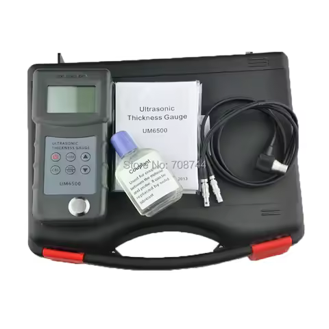 Portable Digital Ultrasonic Thickness Gauge UM6500 1.0-245mm,0.05-8inch (in Steel) 0.1mm