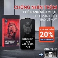 Samsung A32, A52, A72, A52S 5G Tempered Glass|4G Cow full screen anti-peeping case | Screen protecto