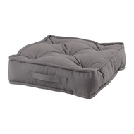 GURLI Floor pillow, grey, 45x45x10 cm