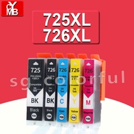 PGI 725XL CLI 726XL ink  PGI725 CLI726 black PGI725XL CLI726XL ink cartridge Compatible for Canon MG