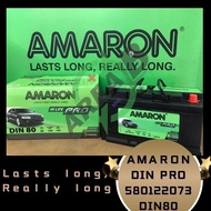 AMARON DIN80 (MF) - 80AH - Car Battery - FORD Ranger 3.2, MERCEDES w204, VOLVO s40