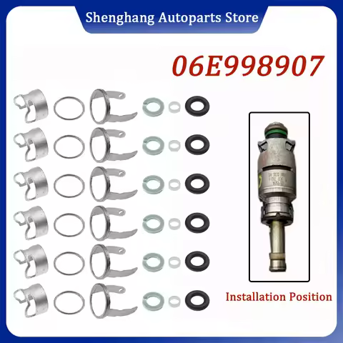 Fuel Injector Repair Seal Kit For Audi A4 S4 A5 S5 A6 S6 A7 A8 S8 Sportback Q5 2.8 3.2 V6 06E998907