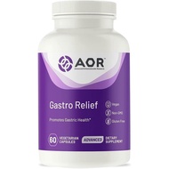 AOR, Gastro Relief, Natural Supplement for Gastro Health with Mastic Gum and Vitamin C, Vegan, 60 Ca
