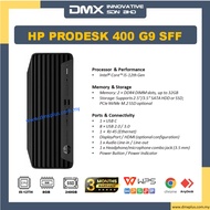 [Commercial Refurbished Desktop PC] HP PRODESK 400 G9 SFF l Intel Core I5-12th Gen l 8GB Ram l 240GB