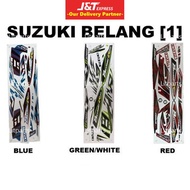 Suzuki BELANG 150 R (1) Body Sticker Stripe Red / Blue / White or Green