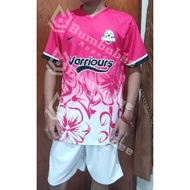 Pink printing futsal jersey custom Unit futsal jersey Girls custom Ball jersey