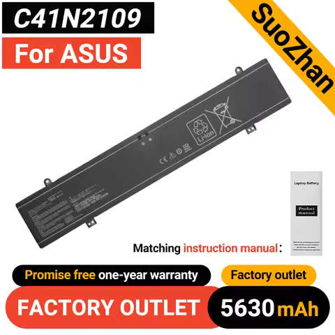 SUOZHAN 15.52V 90Wh C41N2109 Laptop Battery For ASUS ROG Strix G18 Flow X16 GV601RE-M5057X NR2203RM