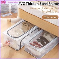 24L/27L Oversized Shoe Box Folding Organizer Clothes Box With Zipper Waterproof Dustproof