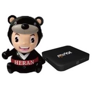 年終特價出清*全新【禾聯】minae wifi網路電視機上盒+熊HER語音公仔《MAB-A01T1+HVD-USBP1》