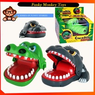 Crocodile Godzilla Dentist Bite Finger Game Shocker Toys Mainan Budak Lelaki Perempuan