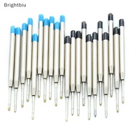 [Brightbiu] 10 Pcs blue ink parker style standard 1.0mm ballpoint pen refills nib medium Boutique