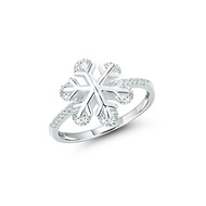 【Gift box】Snow Sterling Silver Swiss Diamond Ring