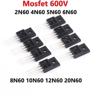 Mosfet 2N60 4N60 5N60 6N60 8N60 10N60 12N60 20N60 600V good quality plastic back 2A, 4A, 5A, 6A, 8A,