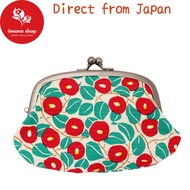 【Kyoyu】 Kiss lock pouch Parent and child pouch Camellia Direct from Japan
