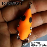 Soft Frog 3.5 cm Killer Soft Plastic Rubber Frog Umpan Casting