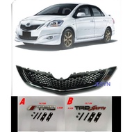 VIOS GRILLE GRILL THAILAND BELTA  NCP93 DUGONG 2008 2009 2010 2011 2012 2013 08-13 WITH ALUMINIUM TR