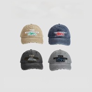 Pure Cotton Baseball Cap Iceland Embroidery Korean Style Adjustable Unisex Hat