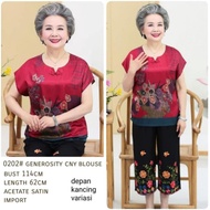 Cny Blouse // Baju Imlek Mama // Baju Popo Nenek