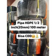 Hdpe pipe 1/ 2 inch pn10 (100m/roll) roll clean water project