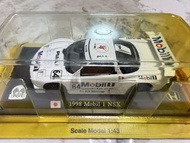 1:43 Honda NSX 1998 Mobil 1 賽車模型