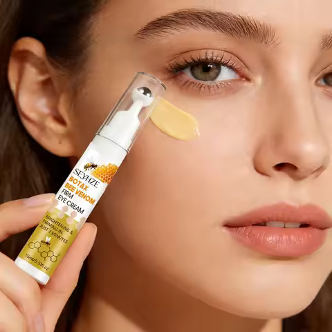 Aihuf Bee Toxin Eye Cream 15ml Instant Moisturizing Anti-Aging Deeply Nourishing Smooth Dry Skin Bag