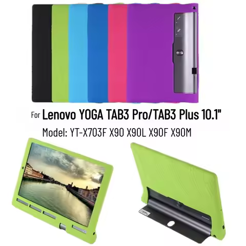 Soft Silicon Cover for Lenovo YOGA Tab3 Pro Case 10.1" YT-X703F X90 X90L X90F X90M Back Shell for Le