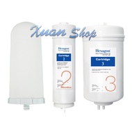 Cosway Hexagon system 2 Water Filter- Cartridge set 1+2+3 / Hexagon® Water Filtration System 2