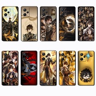 for Xiaomi Poco M4 M5S F2 F3 F4 F5 X4 GT Pro VS13 Zhongli Slim Black Border TPU Soft Case | Bare Pho