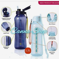 New AquaVibe with Straw 1.2L & 2L Tupperware