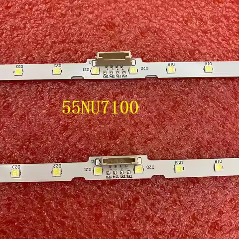 LED Strip(2)For Samsung UE55NU7172U UN55RU7100G UN55NU7090G UE55RU7100 UE55NU7179 UE55NU7442 UE55NU7