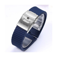 Suitable For Victorinox Watch Strap Soft Silicone Waterproof Rubber Strap Mens Safety Buckle Watch C