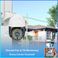 COD V380 Pro Kamera CCTV WiFi Outdoor Active Alarm Night Vision 3MP / kamera cctv jarak jauh lewat hp sambung ke hp untuk rumah outdoor v380 pro jarak jauh wifi full hd gantung kontrol 360 derajat konek ke hp kualitas bagus luar rumah ruangan rumahan