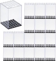 DICOSMETIC Building Block Display Box Acrylic Display Case Minifigure Display Case Action Figure Storage for Collectibles Figures Decorations