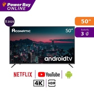 ทีวี Aconatic ทีวี 50US500AN Google TV 50 นิ้ว 4K UHD LED รุ่น 50US500AN ปี 2025 As the Picture One
