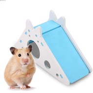 HUMBERTO Hamster House Wooden Funny Hamster Slide Hamster Hideout Exercise Toy Hut Sleeping Nest