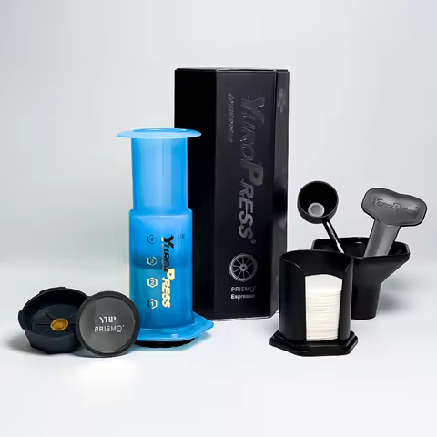 YRP Coffee Maker Portable Espresso Coffee Machine French press for Car & Home Camping Travel Coffee 